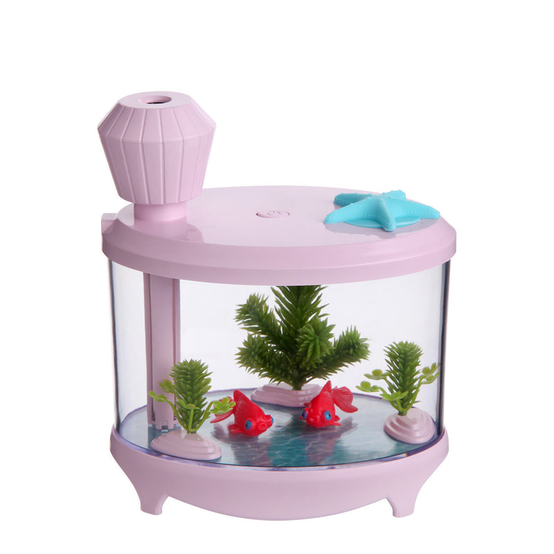 Creative Fish Tank Light Humidifier Air Purifier