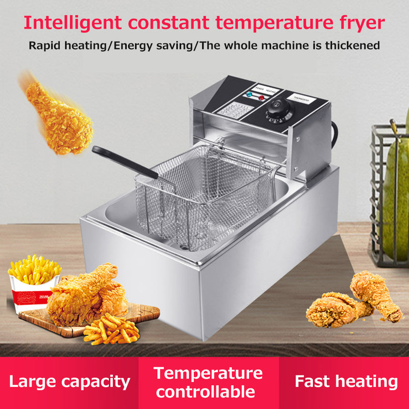 Electric Fryer Multifunctional Intelligent 6L Large Capacity