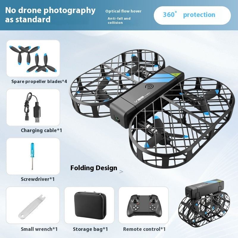 V38 Foldable UAV Mesh Fully Surrounded By Drone